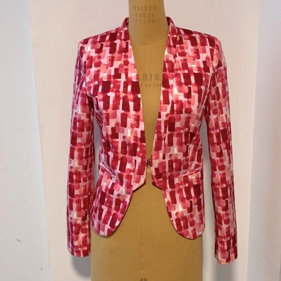 Benetton Pink Blazer SZ US6 - Picture 1 of 7